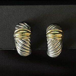 Vintage David Yurman Thoroughbred Collection Earrings